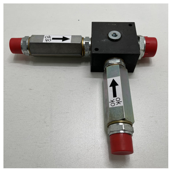 Side Power Bosch Rexrothin kaksoistarkistuslaippa R932500096