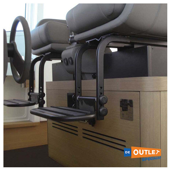 Besenzoni S494 алюмінієва електрична опора для сидіння регульована подвійна 24В