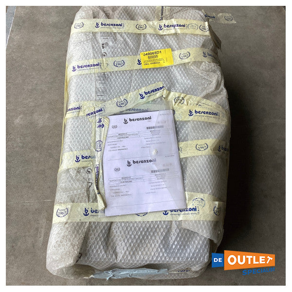 Besenzoni S494 αλουμινίου ηλεκτρικό κάθισμα στήριξης ρυθμιζόμενο διπλό 24V