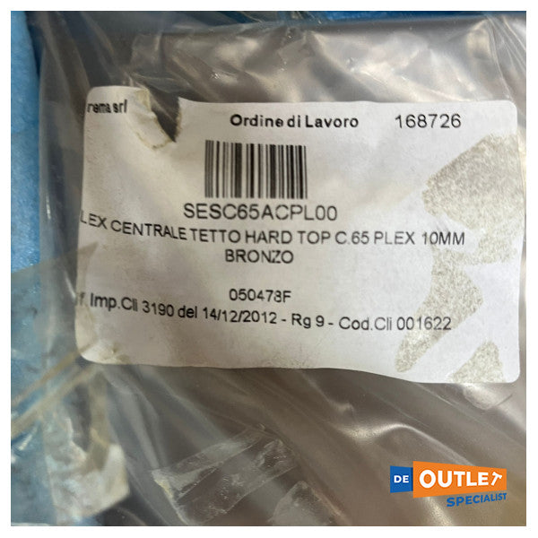 Sessa Marine C68 vidro plex hard top 10 mm - SESC65ACPL00