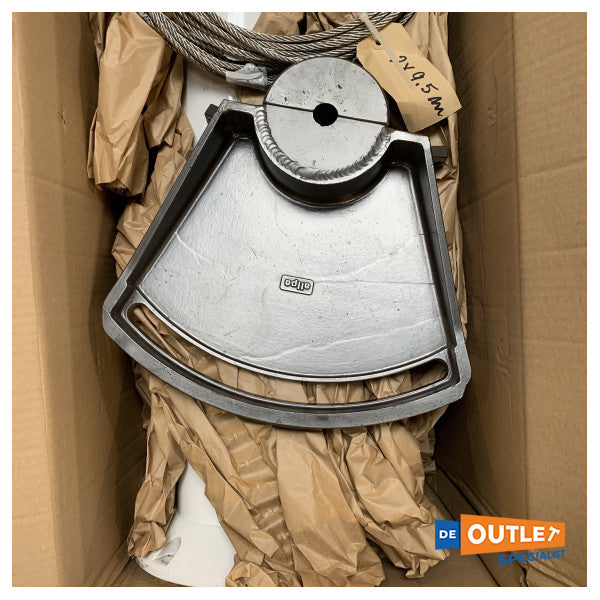 Oceanhelm Pacific beyaz direksiyon kaide sistemi kiti kablolu - SET0H06