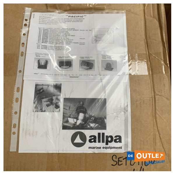 Oceanhelm Pacific beyaz direksiyon kaide sistemi kiti kablolu - SET0H06