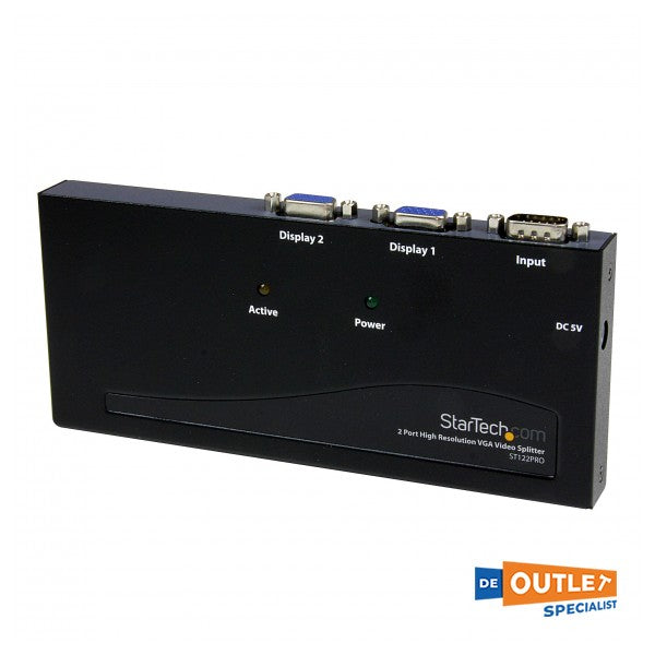 مقسم الفيديو Startech 2 Port 2 HR VGA Video Splitter 1 - ST122PROEU