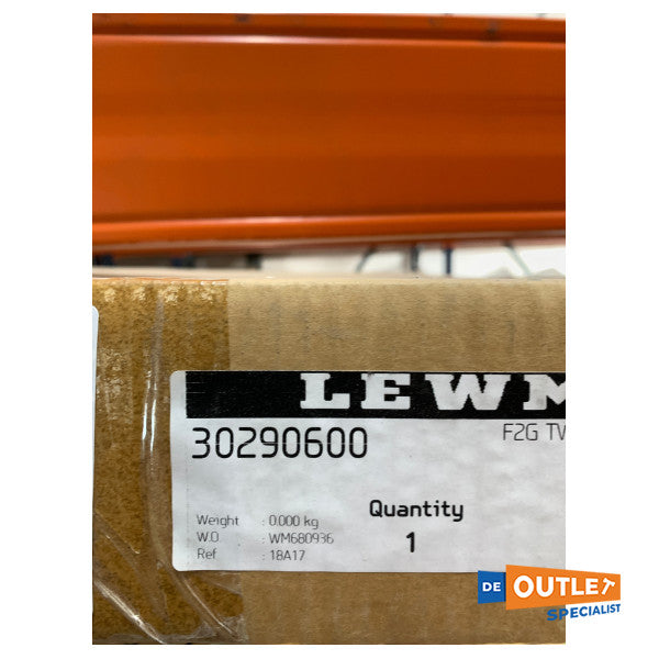 Lewmar αλουμινένια καταπακτή διπλού ανοίγματος λευκή - 30290600