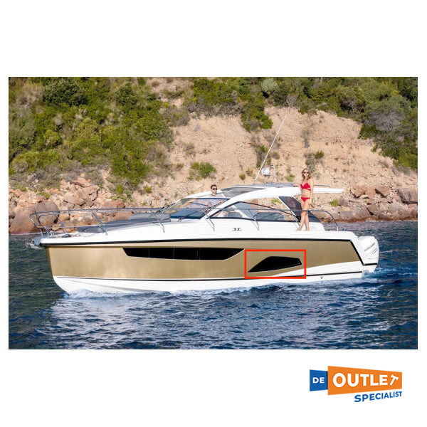 Lewmar Sealline S335V prozorska prozora s prozorom s Porthole Black - TBF3694