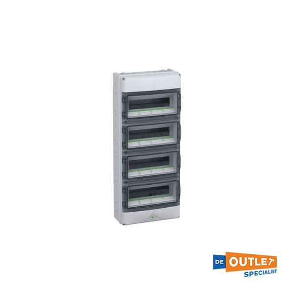 Spelsberg AK56 4-rij modulaire verdelerkast IP65 grijs