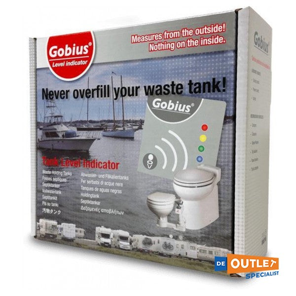 Gobius 4 Capteur de niveau du réservoir pour les ailettes d'eaux usées 12 / 24V