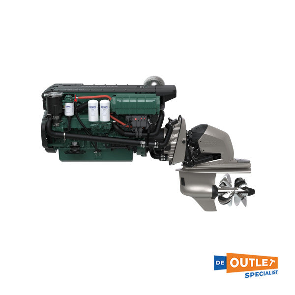 طقم محرك ديزل بحري Volvo Penta D6-440A/DPI بقوة 440 حصان مع محرك ستيرن درايف
