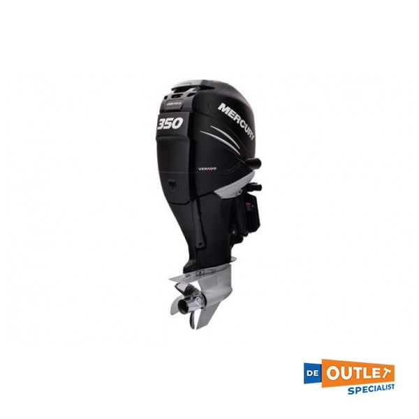 Twin Mercury Verado 350 PS Außenbordmotoren schwarz