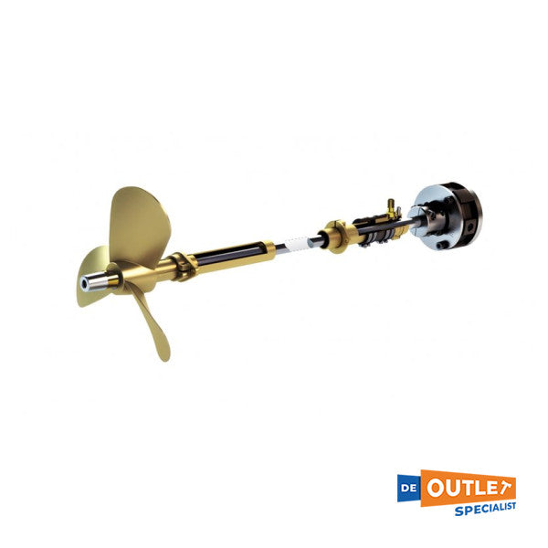 Albero di trasmissione dell'elica in acciaio inox L 366 mm / P 20 mm - TMP0230