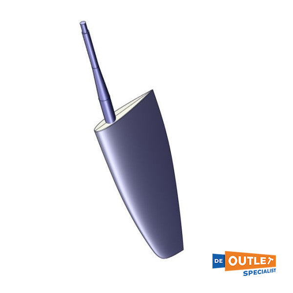 Перо керма Jefa Hanse 575 зі склопластику 126 мм - TRU0144