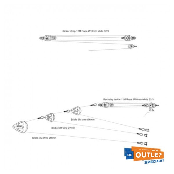 Selden Hanse 575 регулируем гръб от неръждаема стомана - TTA0936