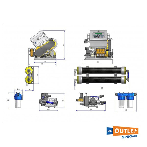 Aparat za vodu HP UC35 RP Tronic 45L/h 230V automatski