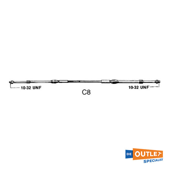 Ultraflex C8 33C tyyppinen moottorin ohjauskaapeli 4,27 m - 30219F