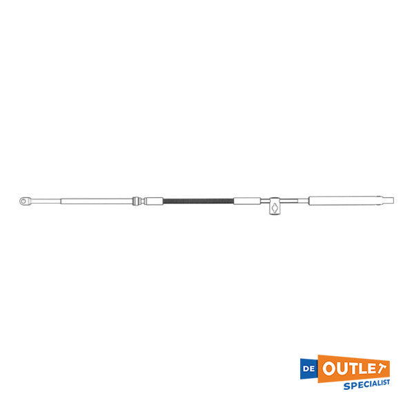 Ultraflex Mach36 / elohopea ohjaustangon tai vaihteen kaapeli 2.4M - 40401W