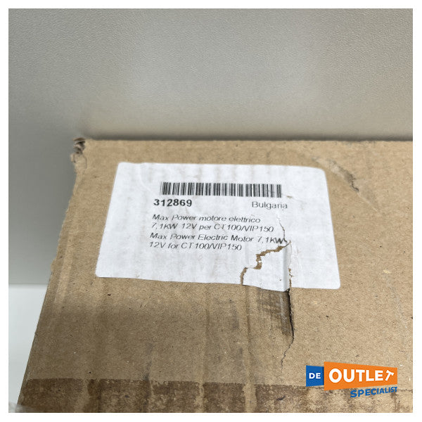 Max Power CT100 | VIP150 motor s lukom 12V | 7,1 kW - 312869