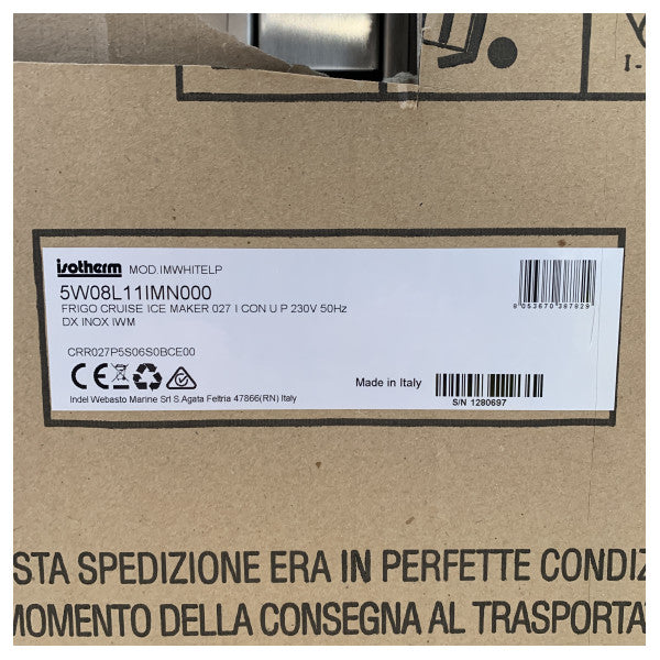 Isotherm Low Profile Stainless Steel Ice Maker 22 LBS | Day - 5W08L11IMN000