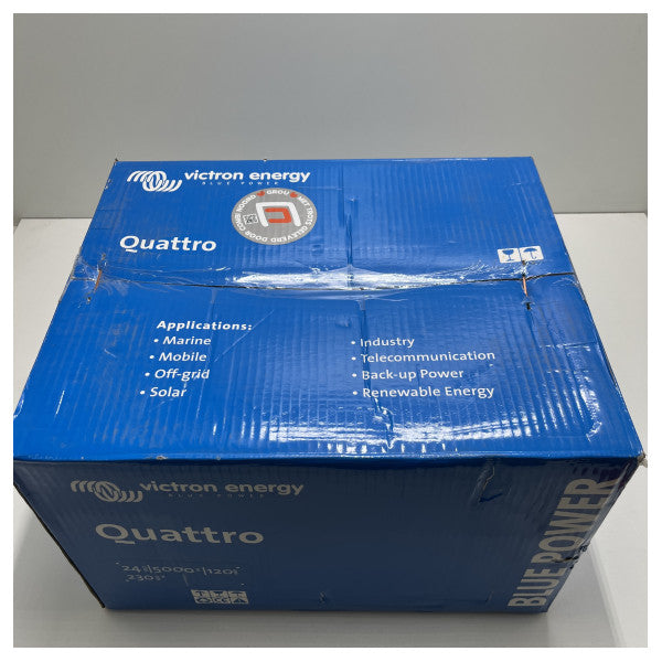 Зарядний пристрій та інвертор Victron Quattro 24V | 5000W | 120A - 230V - зарядний пристрій та інвертор - VIQUA245021010