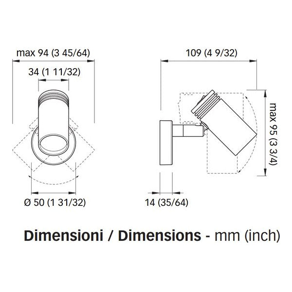 Бърза JACOB LED регулируема лампа за четене 12/24V хром - FASP2102CC10D00