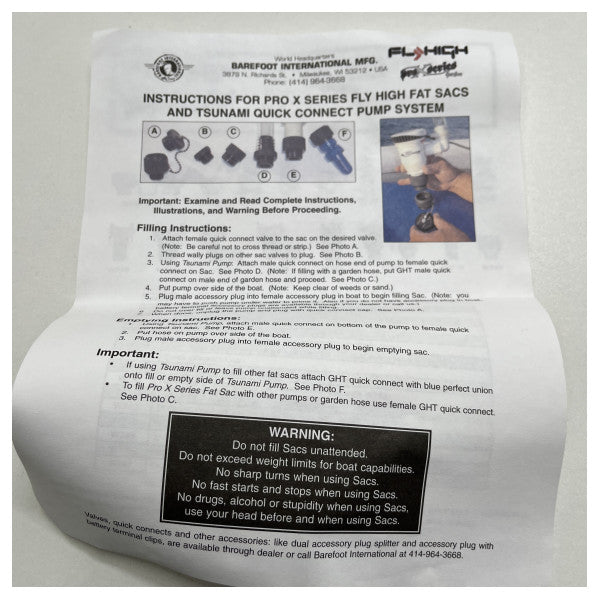 FATSAC FLX High Tsunami Ballast Pump System - W709