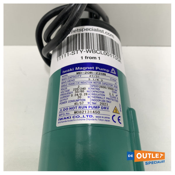 مضخة مياه البحر لمكيف الهواء البلاستيكية WB350 من Webasto WB350 230 فولت - WBCL001105A