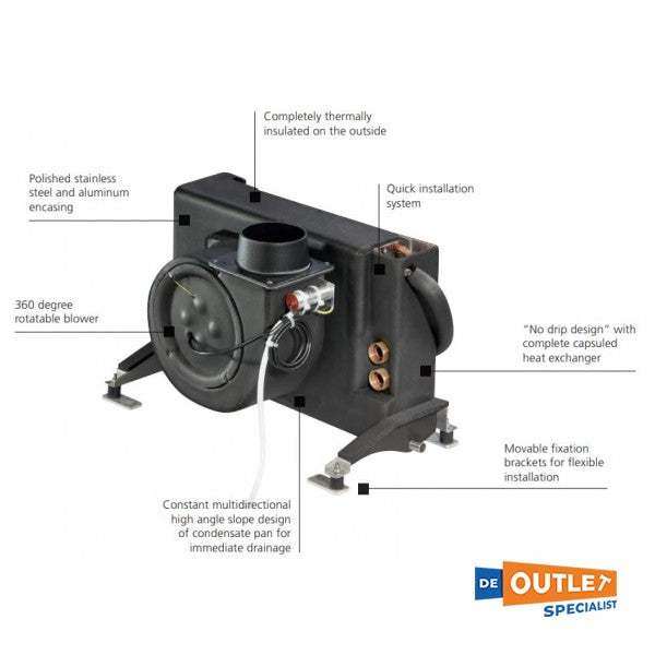 Компактний кондиціонер Webasto BlueCool Теплообмінник A18 - WBCL1209013A