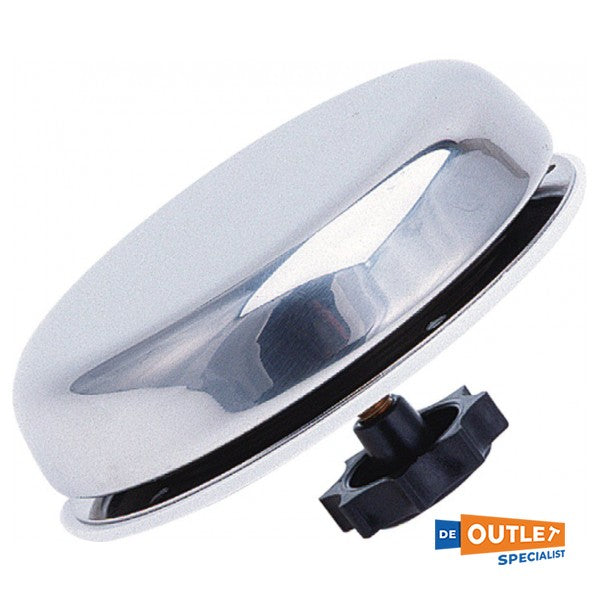 Vefema DV115 Deckslukenlüfter aus Edelstahl silber