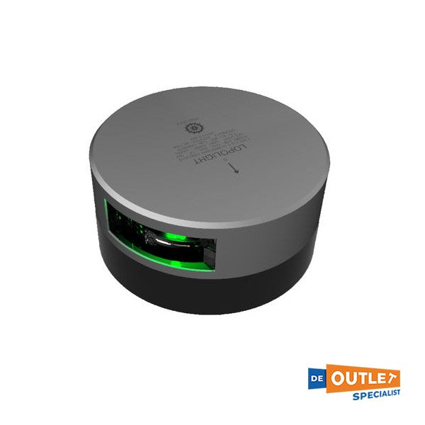 Світлодіодний навігаційний ліхтар Lopolight правого борту 2 нм зелений - 301-008