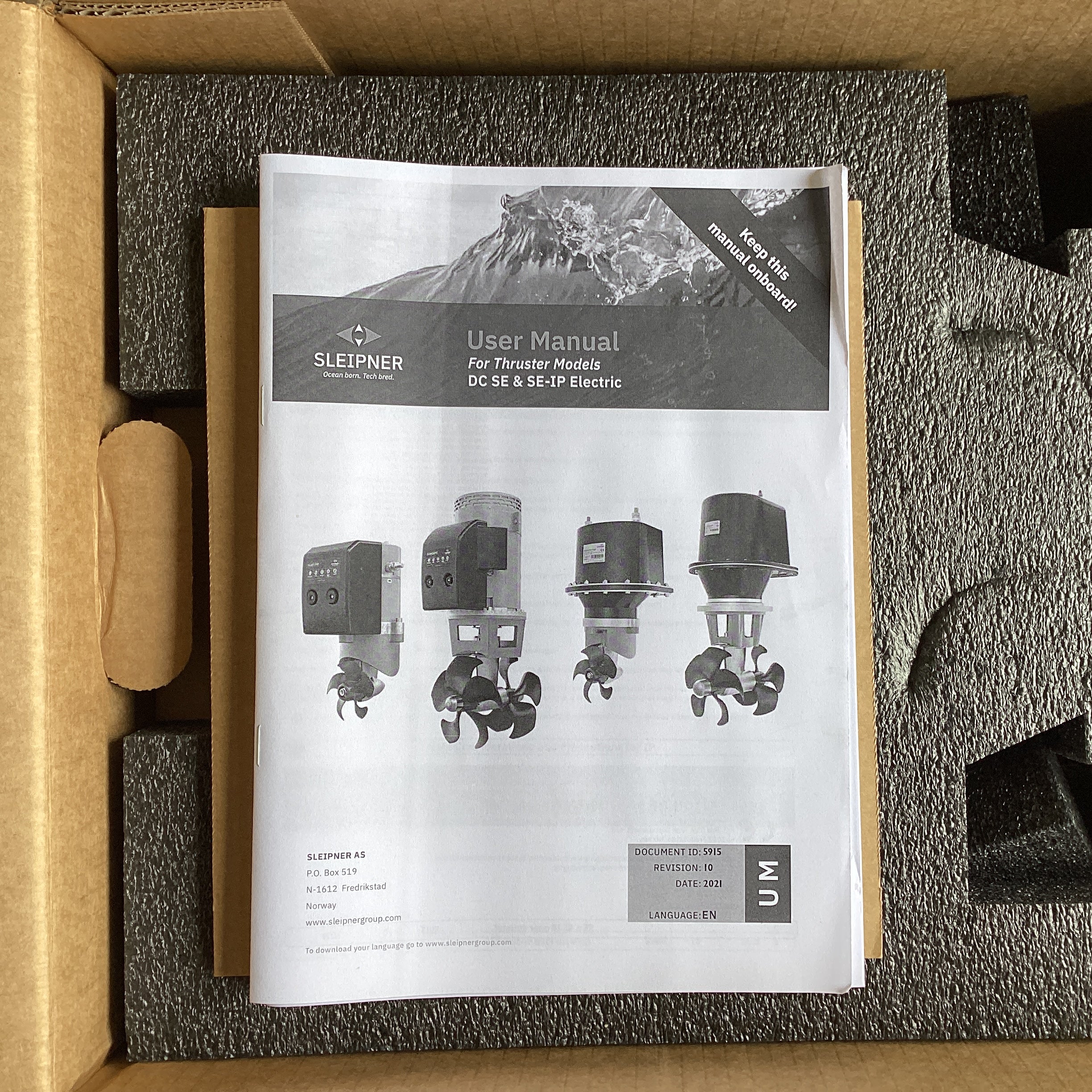 サイドパワー SE170 バウスラスター用電動モーター 24V - SE170/250TC