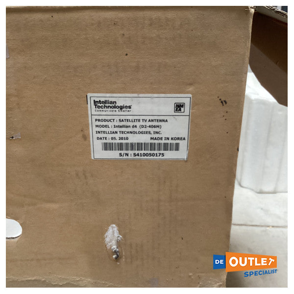 Intellian D4 Dual-Band satellit-tv-system 45 cm - D2-406M