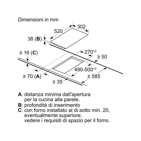 Siemens użat doppju ta '30 cm domino induzzjoni hob - et375ffp1e / 01
