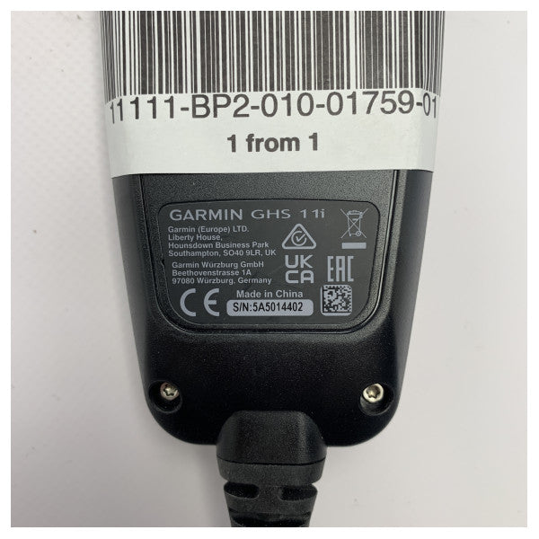 GARMIN GHS11I Remote Wired Remote Black-010-01759-01