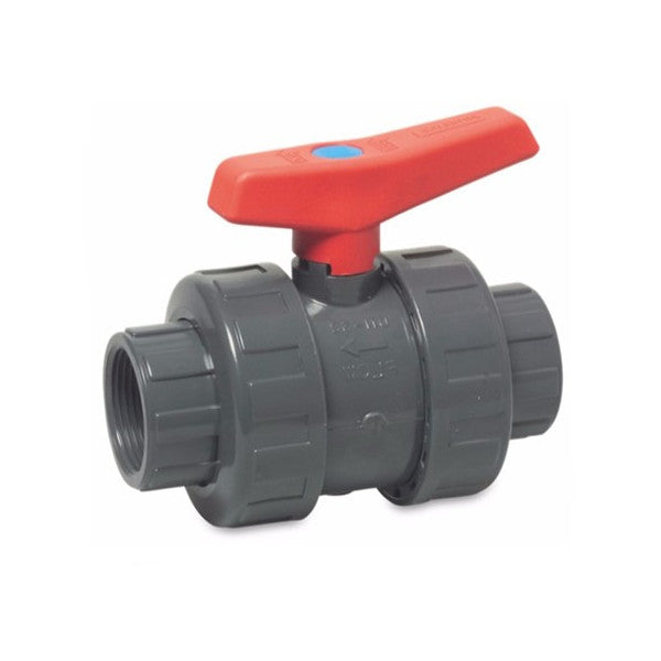 PVC ball valve 2.5 inch 10 bar DN65 Gray type 2050