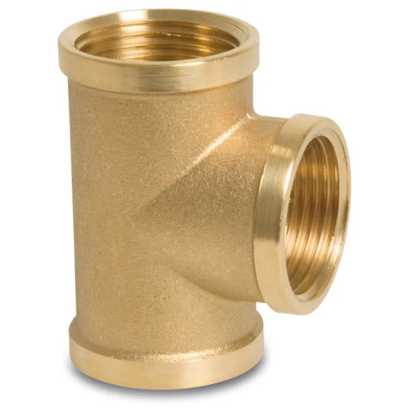 Raccordo a T in ottone Groco da 1,5 pollici - 0130H