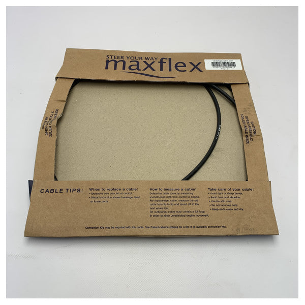 Maxflex C8 01709-12 高性能舶用ステアリングケーブル 耐紫外線 HDPE 12フィート