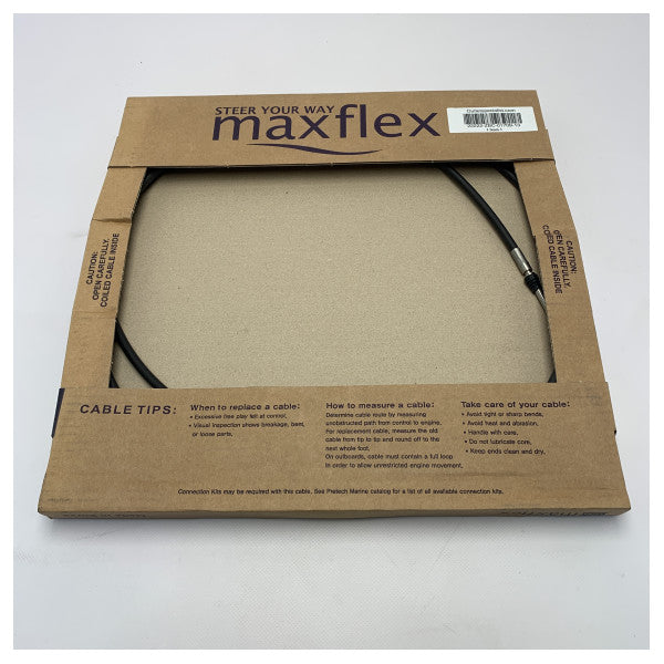 Maxflex C8 13ft 4m マニュアル船外機ステアリングケーブル ブラック - 01709-13