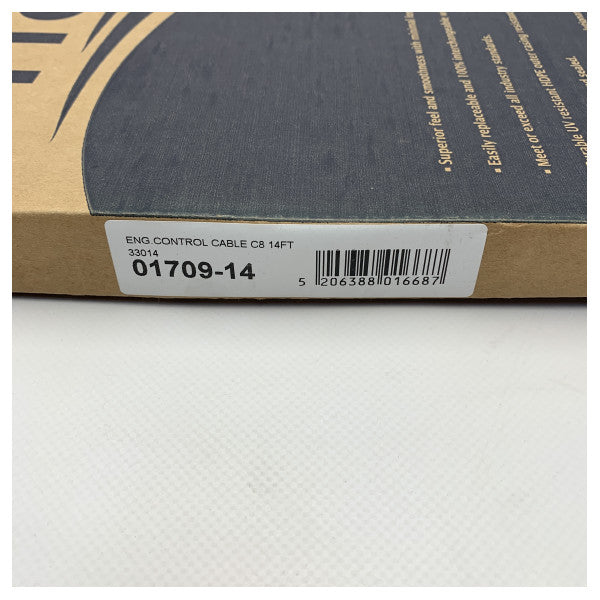 Ultraflex C5エンジンコントロールケーブル - 30161C Ultraflex C5エンジンコントロールケーブル（30161C）は、ボートに優れた性能と耐久性を提供します。さまざまなマリンエンジンとシームレスに統合できるよう特別に設計されたこのケーブルは、スムーズなエンジン制御を保証します。