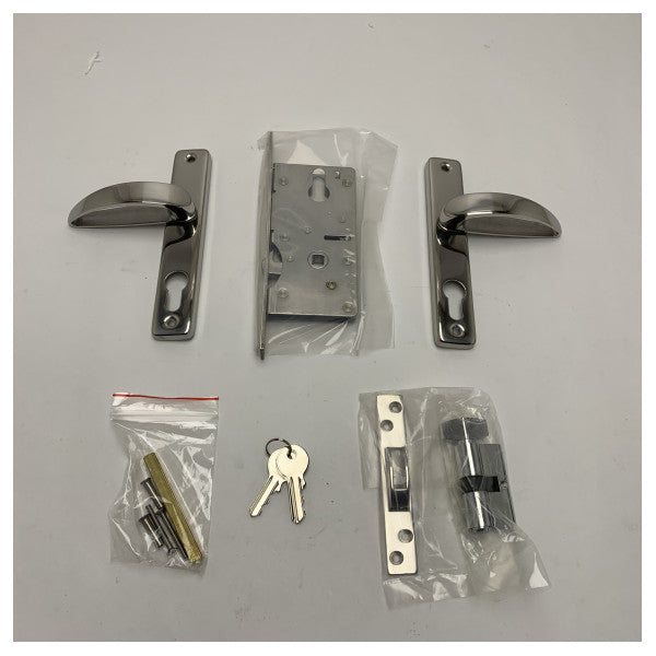 طقم قفل باب من الفولاذ المقاوم للصدأ من الفولاذ المقاوم للصدأ من مارين ستانلس ستيل للقوارب واليخوت