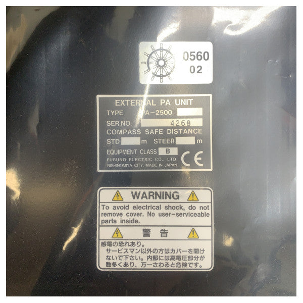 Unidade de amplificação de potência de rádio Furuno MF | HF para FS-1562-25 vhf