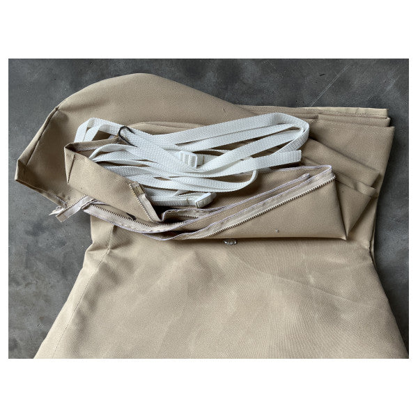 Sessa Marine Key Largo 22 bege bimini canvass soft top cover - 048026E