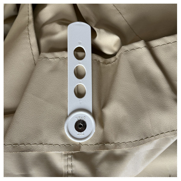 Sessa Marine capote en daim beige - 04803N1