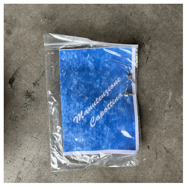 Sessa Marine бежов прозрачен сенник за затваряне на кърмата на кокпита с монтажен комплект - 048088L1