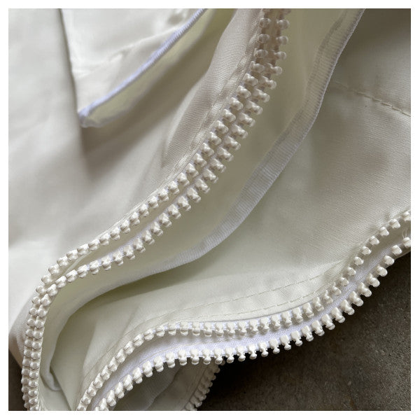 Sessa Marine C43 Sun Aft Cover - ジッパー付き耐久防水ボートカバー, ベージュ