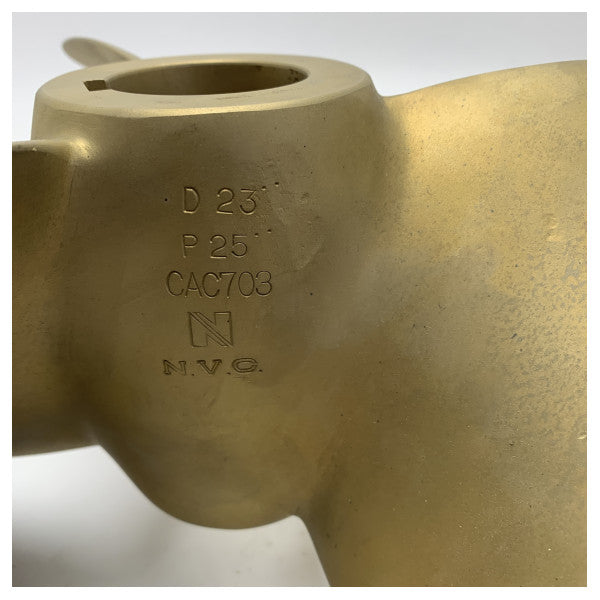 Франция Helices D23xP25 инча RH45 630 бронз 3-лопат морско витло за трайни и ефективни лодка производителност