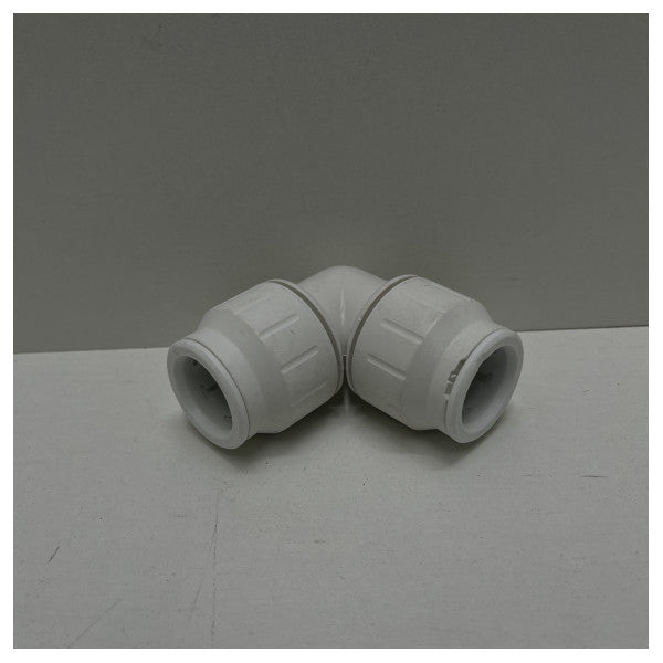 HEP2O Gomito WS 2203 - 051616P 90 Degree Plastic Marine Pipe Connector - Corrosion Resistant Waterproof Fitting for 16mm Tubing