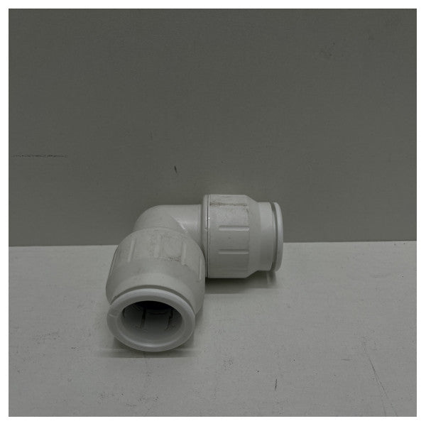 HEP2O Gomito WS 2203 - 051616P 90 Degree Plastic Marine Pipe Connector - Corrosion Resistant Waterproof Fitting for 16mm Tubing