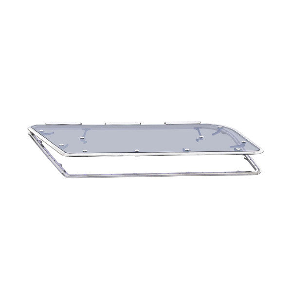 Nemo aluminium blanc enduit d'ouverture Flybridge Hatch