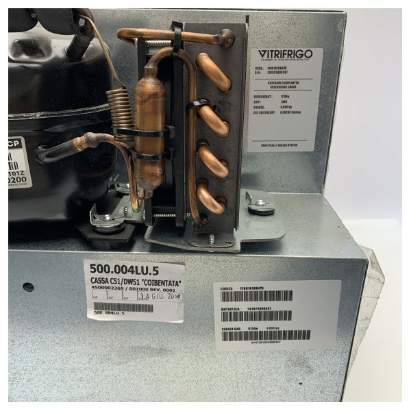 Компресорний холодильник Vitrifrigo C51 IX OC2 51 л з нержавіючої сталі 12/24В