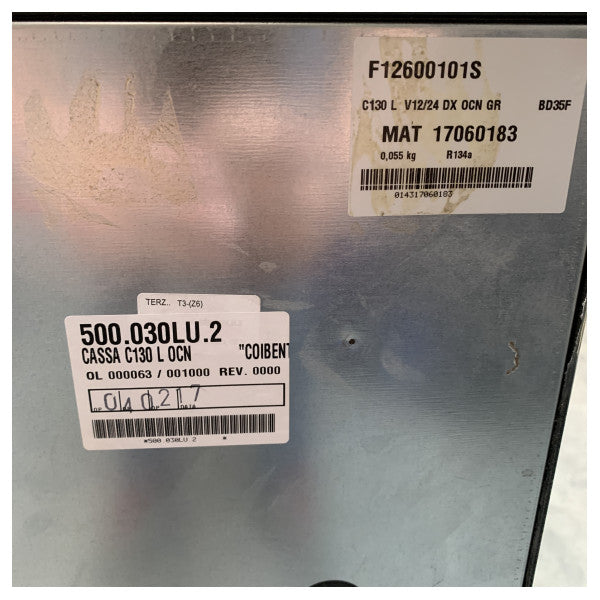 Vitrifrigo C130 130L frigorífico com compressor 12/24V preto