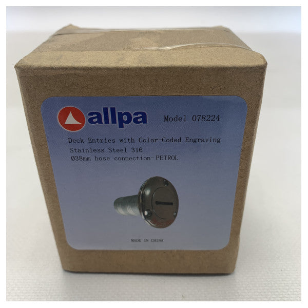 Allpa Petrol stainless steel 38 mm deck filler - 078224